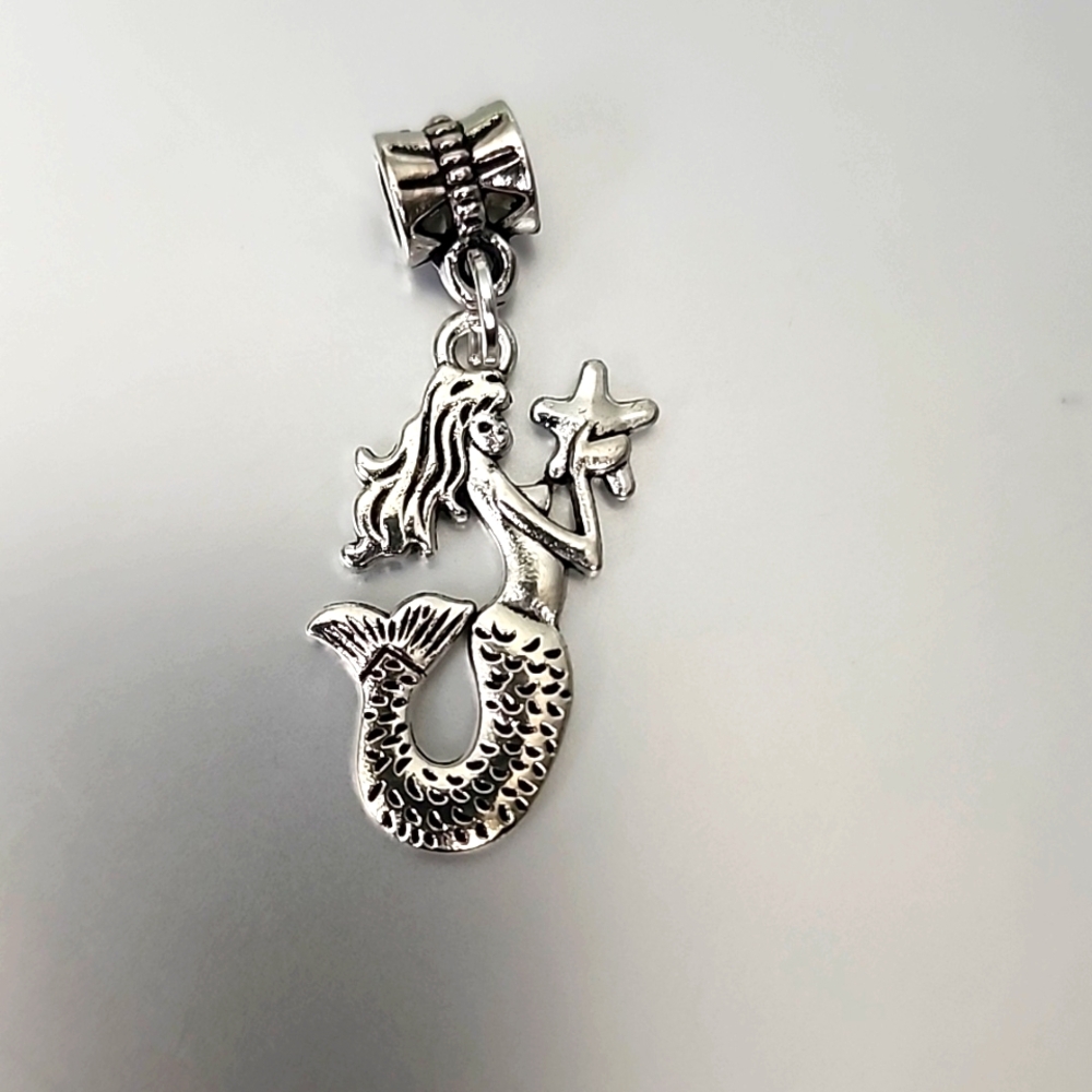 Mermaid Charm for  Style Bracelets Fits Pandora Systems